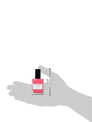Nailberry L'Oxygéné Oxygenated Nail Lacquer | Bubble Gum| Pink Coral Opaque Nail Polish | UV Protected Long-Wear Nail Polish | 12-Free | Vegan | Certified Halal | Cruelty & Gluten Free | 15 ml