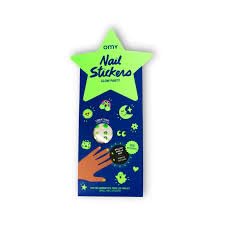 Omy Glow in The Dark Nail Stickers for Kids - 200 Stickers, Waterproof, Durable, Fun, Creative Designs | Strong Enough to Last Through Hand Washing - Easy to Apply, Safe, Non-Toxic | Age 3 and Up