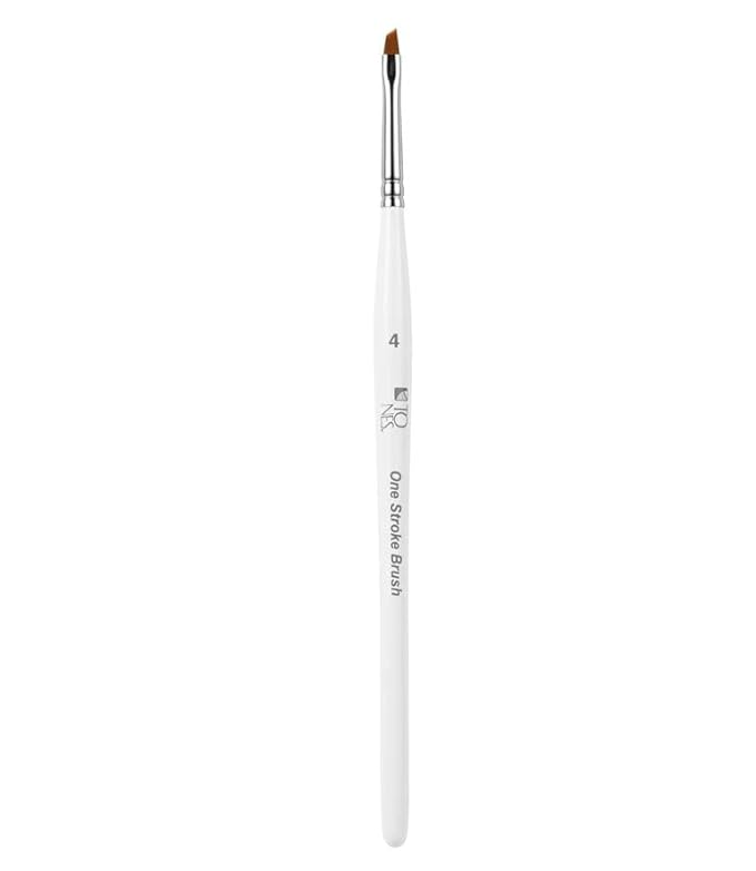 Tones One Stroke Kolinsky Acrylic Nail Brush - 100% Kolinsky Sable Hair Brush for Acrylic Nails - Ultra Precise Nail Sculpting and 3D Nail Art Brush (#4)