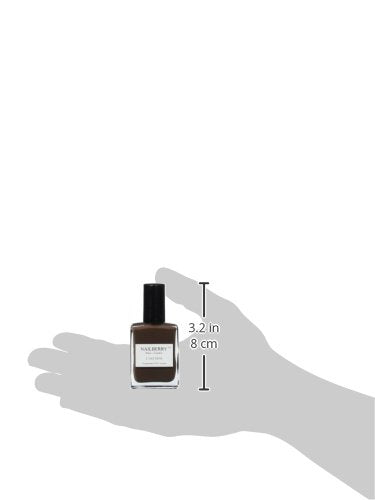 Nailberry L'Oxygéné Oxygenated Nail Lacquer | Taupe La | Deep Taupe Opaque Nail Polish | UV Protected Long-Wear Nail Polish | 12-Free | Vegan | Certified Halal | Cruelty & Gluten Free | 15 ml