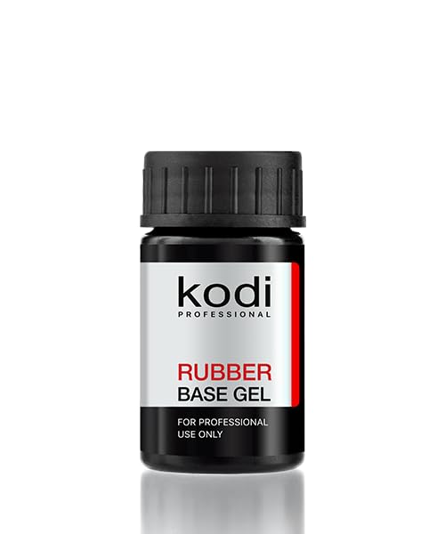Kodi Professional SET 2in1 Rubber BASE 14ml. (0.49oz) + Rubber TOP 14ml. (0.49oz) Gel LED/UV Nail Polish Coat Soak Off Original