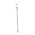 White Nail Art Stirring Rod DIY Tools Spoon Spatula Needle Stick for Powder Liquid Glue Rhinestone Acrylic UV Gel Mixing Manicure Accessories, Nail Art Brushes