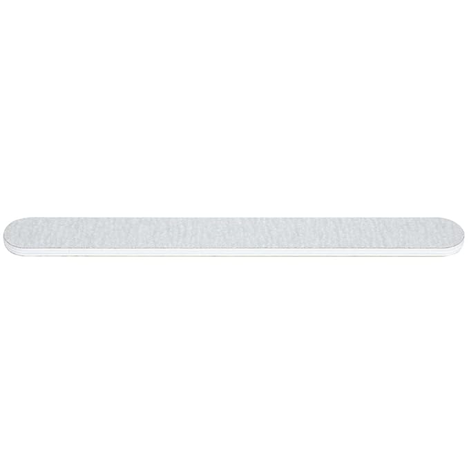 ForPro O-Files Foam Board, 180/400 Grit, Zebra, Double-Sided Manicure Nail File, 6” L x .75” W, 100-Count