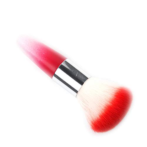 Dust Powder Nail Brush Set, 2 Pieces Soft Powder Brush Nail Arts Dust Remover Cleaner Brush for Acrylic and Makeup Powder Blush Brushes