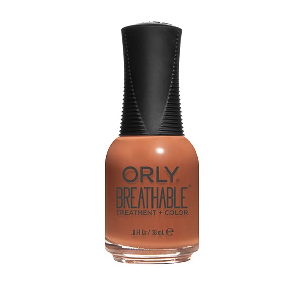 Orly Nail Polish 'Sunkissed' | Soft Terracotta Creme Nail Lacquer from FLAWLESS Breathable Collection | Nail Treatment + Color 0.6fl oz
