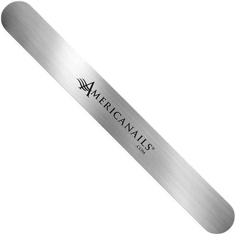 Americanails Stainless Steel Nail File Kit with EasyPeel Cushioned Abrasive Strips