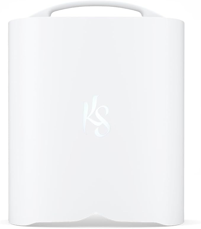 KIARA SKY UV Nail Lamp, LED Nail Lamp, Cordless & Rechargeable Nail Dryer Flash Cure UV Light for Gel Nail Polish - Beyond Pro Vol III, Matte White