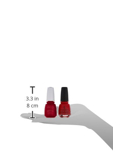 China Glaze Gelaze Tips and Toes Nail Polish, 108 Degrees, 2 Count