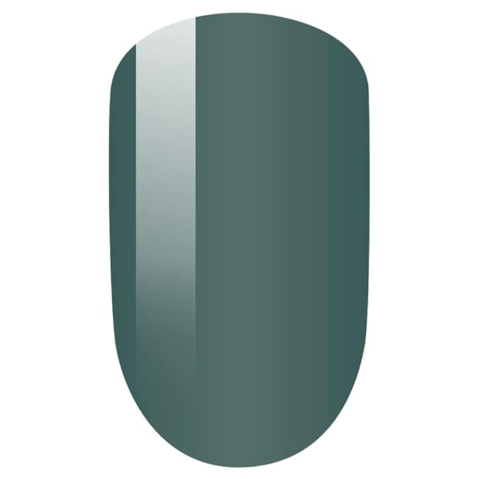 LeChat - Perfect Match Gel Polish - Down To Earth - Shadow Gray-Green with Cream Finish - (0.5 Ounce) - Easy Application - Soak Off Formula
