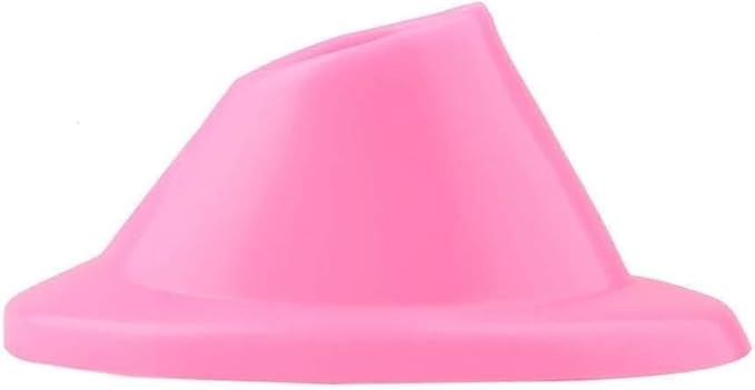 2Pcs Pink Nail Polish Bottle Holder Soft Rubber Anti-Spill Nail Polish Stand Display Manicure Tools