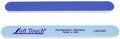 Soft Touch Nail File, Double Sided - 120/240 Grit, Light/Dark Blue, for Natural or Acrylic Nails, 7 Inch - 25 Piece