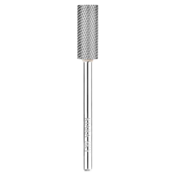 Kiara Sky Small Barrel Fine Universal Nail Drill Bit for E-file | with Safety Edge for Cuticle and Nails Care | Non-Coated