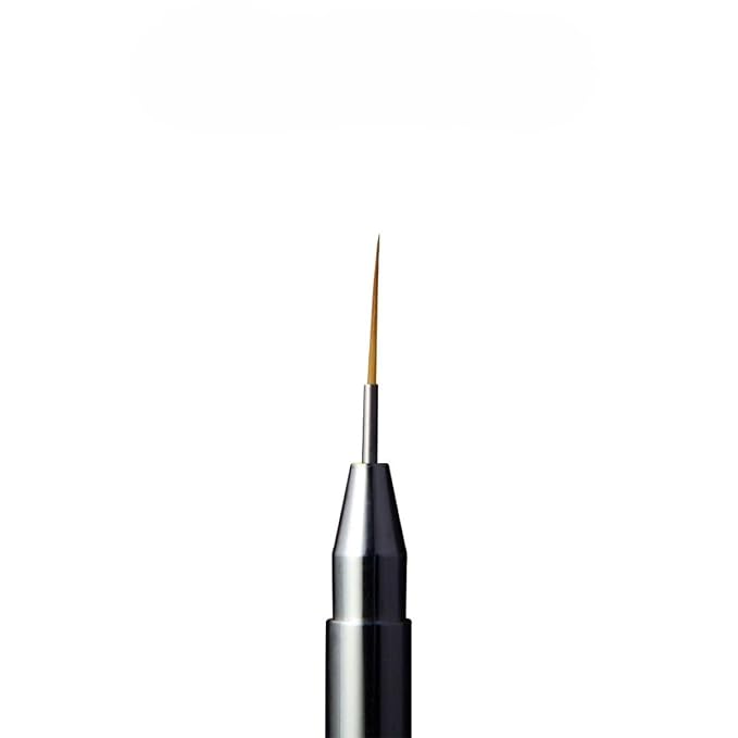 Pink Mask Brush Liner 000/2 - Ultra-Fine Manicure Liner Brush with 7 mm Bristles for Precise Nail Art Detailing