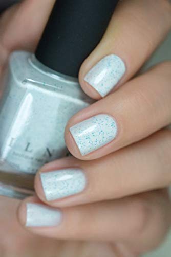 ILNP Shaved Ice - Creamy White Speckled Nail Polish