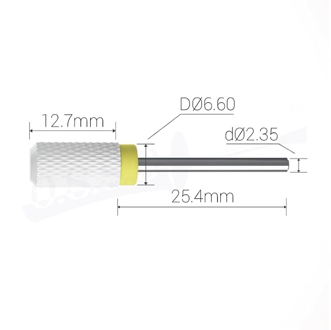 Ceramic Nail Drill Bit Chamfer, Extra Fine