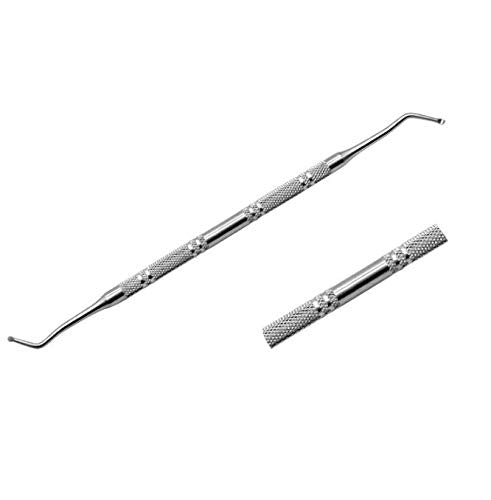 Stainless Steel Armor Remover Paronychia Cuticle Pedicure Double Head Nail Groove Scoop Tick Orthodontic Nail Toenail Toenail Pick Tool, Remove Dirt From Your Nails
