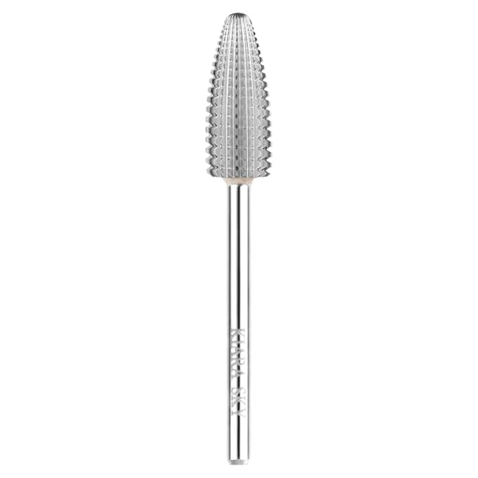 Kiara Sky Typhoon Medium Universal Nail Drill Bit for E-file | with Safety Edge for Cuticle and Nails Care | Non-Coated