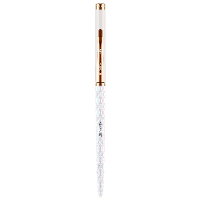 Kiara Sky Nail Art Brush | S Round | Perfect for french manicure & cuticle cleanup