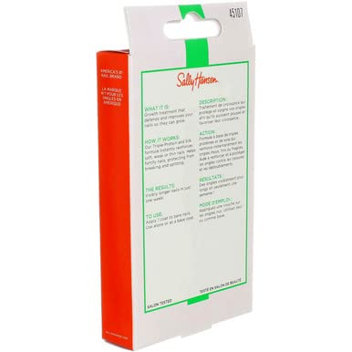 Sally Hansen Maximum Growth Treatment Clear 0.45 Ounce (13.3ml) (Pack of 3)