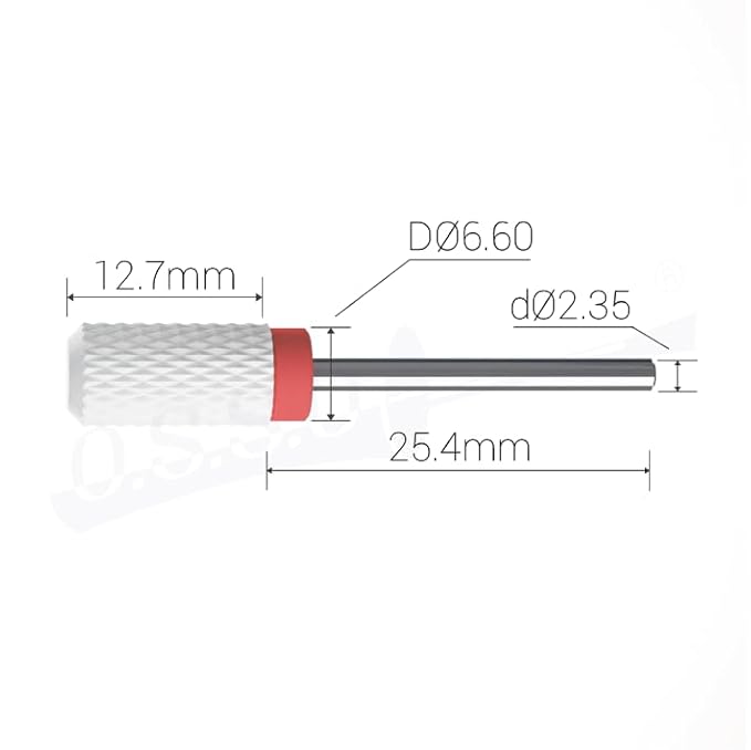 Ceramic Nail Drill Bit Chamfer, Fine