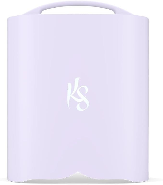 KIARA SKY UV Nail Lamp, LED Nail Lamp, Cordless & Rechargeable Nail Dryer Flash Cure UV Light for Gel Nail Polish - Beyond Pro Vol III, Matte Purple