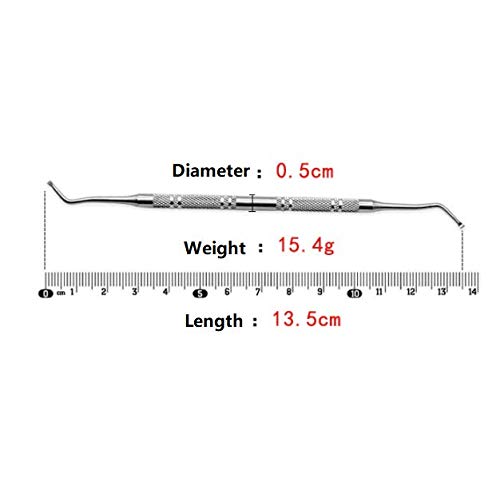 Stainless Steel Armor Remover Paronychia Cuticle Pedicure Double Head Nail Groove Scoop Tick Orthodontic Nail Toenail Toenail Pick Tool, Remove Dirt From Your Nails