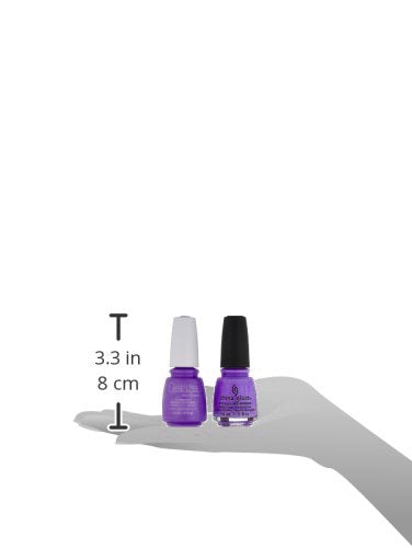 China Glaze Gelaze Tips and Toes Nail Polish, That's Shore Bright, 2 Count