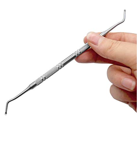 Stainless Steel Armor Remover Paronychia Cuticle Pedicure Double Head Nail Groove Scoop Tick Orthodontic Nail Toenail Toenail Pick Tool, Remove Dirt From Your Nails