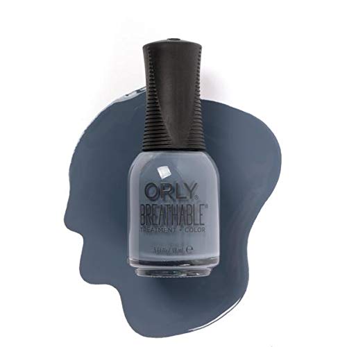 Orly Breathable Nail Color, De-Stressed Denim, 0.6 Fluid Ounce