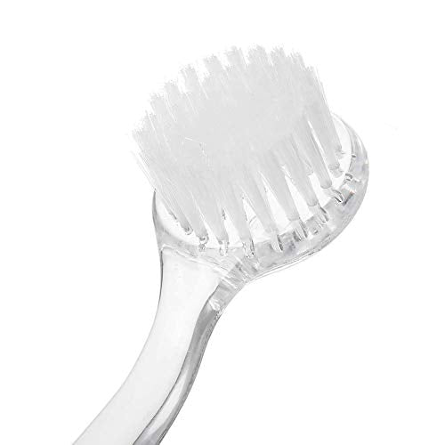 5pcs Soft Nail Dust Cleaning Brush Acrylic Gel Nail Art Powder Removal Brushes Manicure DIY Nails Tool(White)