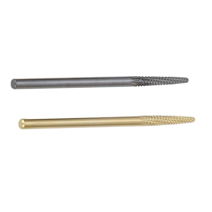 Nail Art Drill Bits Set, Reliable Strength Tungsten Steel Quickly Shaping Nail Grinding Heads Remove Nail Glue 4pcs for Nail Salon