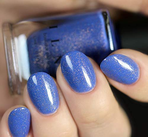 ILNP Ocean Ave - Cerulean Blue Holographic Nail Polish