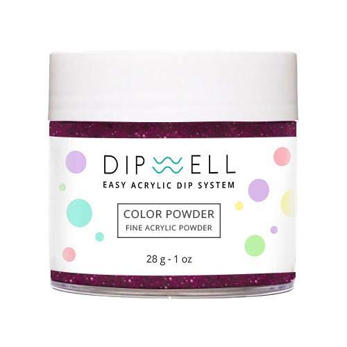Nail DIP Powder, Glitter Color Collection, Dipping Acrylic For Any Kit or System by DipWell (GL - 38)