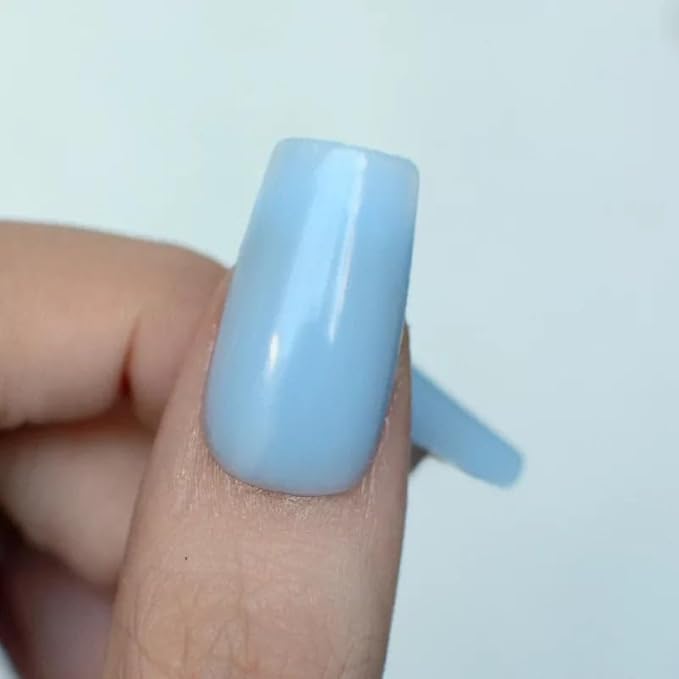 PINK MASK Easy Gel 2oz 60g- Soft Blue, Professional Builder Enhancement Gel-Quick Nail Extension for Beginner DIY, Nail Strengthener-Long Lasting-Salon Quality-Thickening Solution