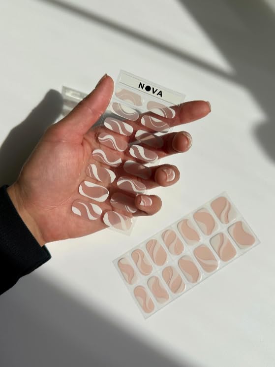 Semi Cured Gel Nail Strips (Between the Lines)