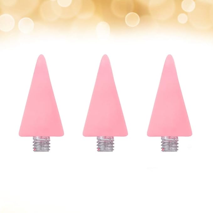 Minkissy 3pcs Nail Rhinestones Picker Wax Tips Wax Replacement Head for Dual Ended Wax Nail Rhinestones Picker Pencil Dotting Pen Studs Picker