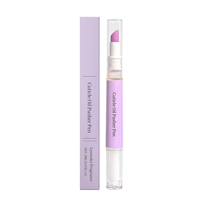 3-In-1cuticle Oil Pusher Pen, Ceramic Cuticle Oil Cuticle Pusher Nail Oil Pen For Hangnails & Dry & Damaged Nails, Nail Care Tool For Repair & Nourish Nails (1PCS)