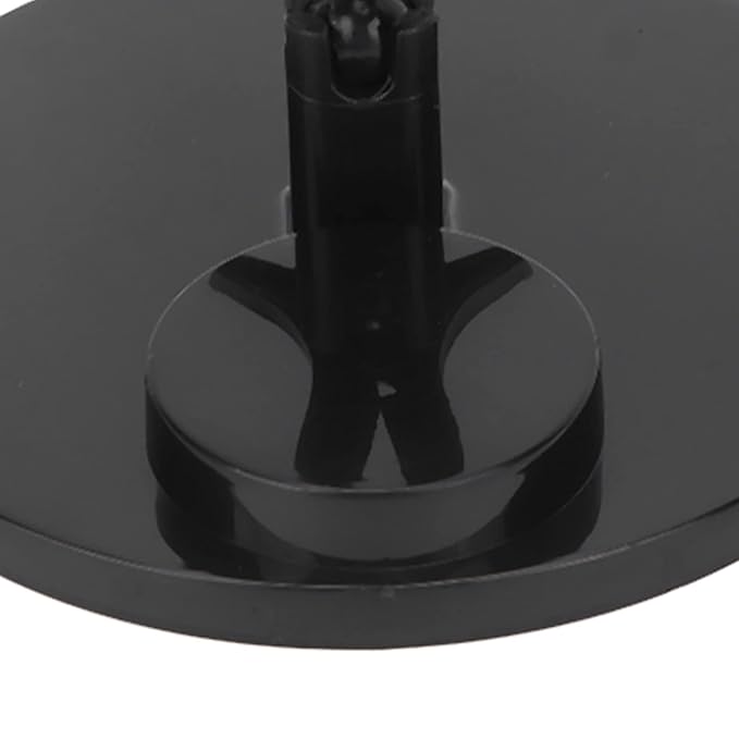 ZJchao Nail Polish Holder, Bottle Stand with Wide Base, Prevents Falling, Nail Art Helper, Black, ABS Material