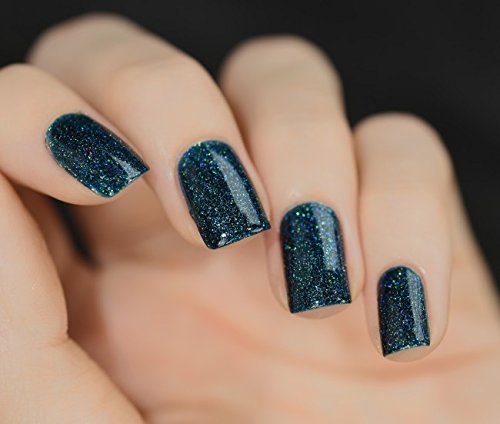 ILNP Sweater Weather - Petrol Blue Holographic Nail Polish
