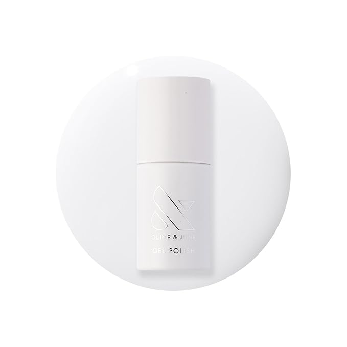 Olive & June Gel Polish | Valentine's Day | UV LED Nail Lamp Needed | Long Lasting Formula | Up to 21 Days of Wear | Damage-Free Removal | Salon-Quality Manicure, Pedicure | HD | Crisp White
