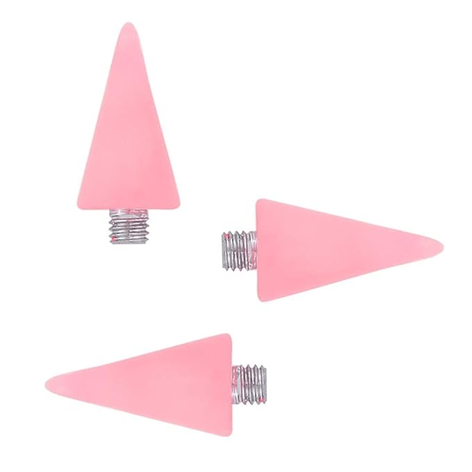 Minkissy 3pcs Nail Rhinestones Picker Wax Tips Wax Replacement Head for Dual Ended Wax Nail Rhinestones Picker Pencil Dotting Pen Studs Picker