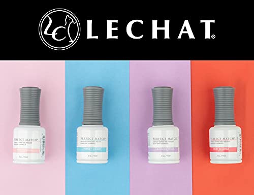 LeChat - Perfect Match Gel Polish - Campari Soda - Deep Raisin with Cream Finish - (0.5 Ounce) - Easy Application - Soak Off Formula