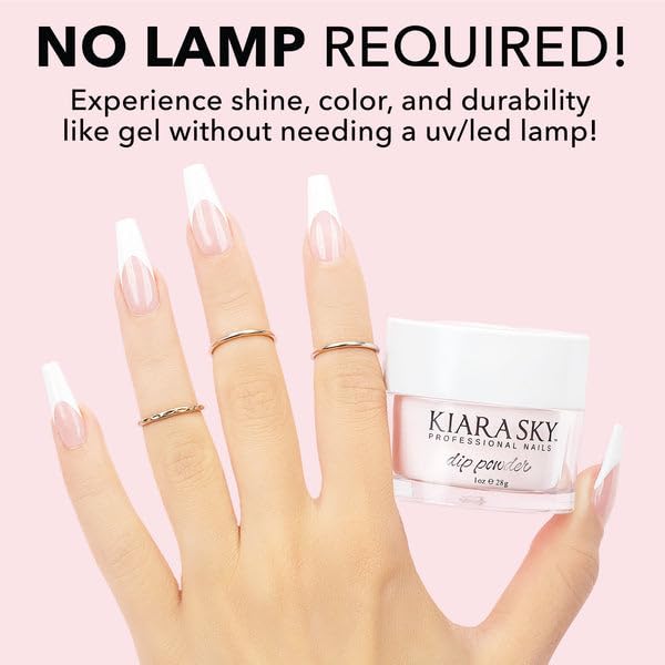 Kiara Sky Professional - Dip Manicure Nail Liquid Essentials - Long Lasting Nail Gels - Beauty Essentials Nail Design for Nail Art - Dip Liquids for Dip Manicure 0.5 fl oz, Essentials Kit Steps 1-6