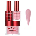 WAVEGEL Soak-Off Gel, Nail Lacquer & Acrylic/Dip Powder Matching Set - Queen Collection - #012 Pink