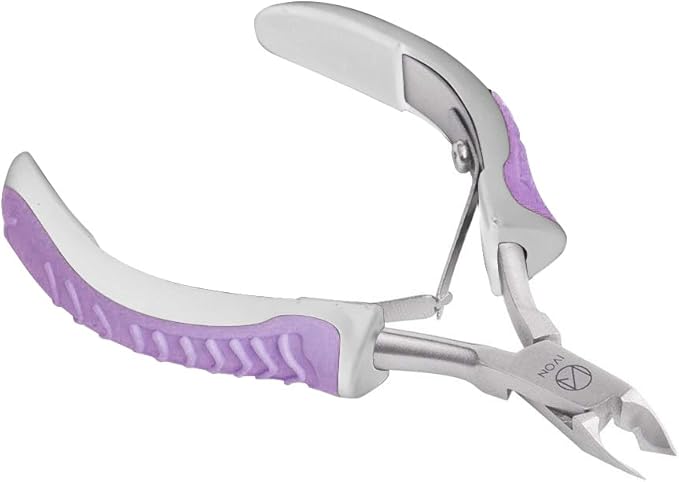 IVON Non-Slip Cuticle Trimmer, Professional Stainless Steel Cuticle Cutter