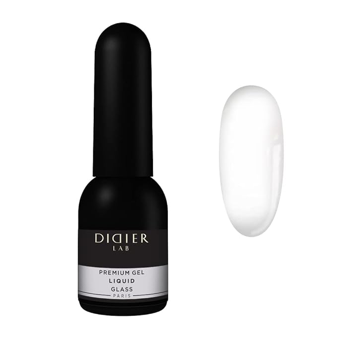 Didier Lab - Premium Gel Liquid Glass - Builder Gel in a Bottle - Nail Extension for up to 5mm - Viscous - Easy Application - Suitable for Beginners - For UV Lamp – French Manicure – Extra Durable