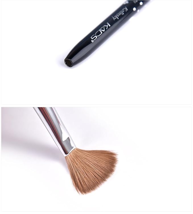 Size 14# Black 100% Kolinsky Sable Acrylic Nail Art Brushes UV Gel Nail Painting Pen Brushes (Szie 14)