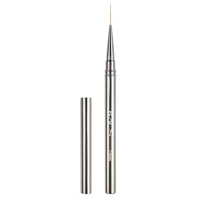 KADS Fine Liner Nail Brush Metal Handle Nail Painting Design Brush Drawing Pen 6mm 9mm 12mm 15mm 18mm (18mm)
