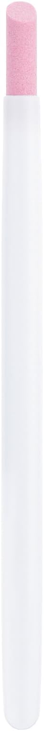 KADS 10Pcs Pumice Stone Nail File Cuticle Stone Pusher Nail Sanding Sticks Nail Art Pen Cuticle Remover Trimmer (White 10Pcs)