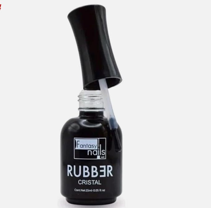 Fantasy Nails Rubber Nail Polish Set, 4 Colors, Crystal Flake Coffee Rose, 0.05 fl oz Each